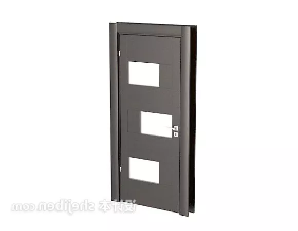 Aluminum Window Frame With Handles 3d model
