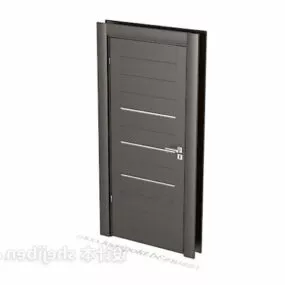 Wood Door Apartment Furniture 3d model