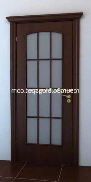 Door Window Asian Style 3d model