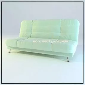 Sofa Cyan Color 3d model