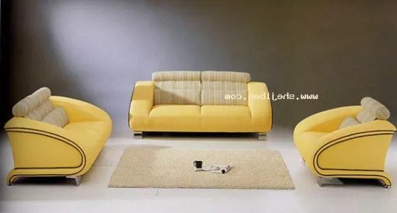 Yellow Sofa Carpet Set 3d model Yellow Sofa Carpet Set 3d model