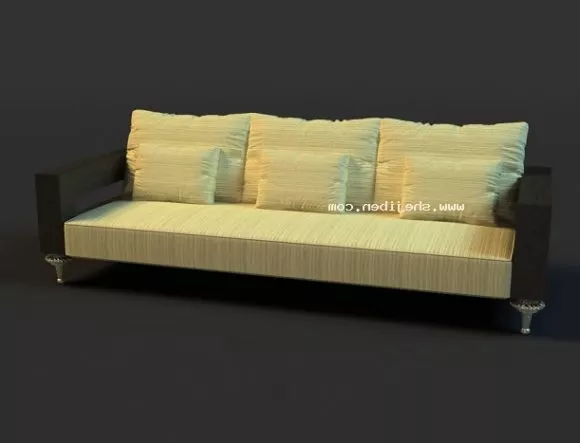 Curved Circle Sofa Sirius 3d model