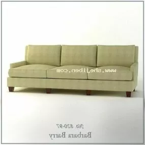 Sofa Vintage Fabric Pattern 3d model