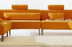 Minimalist Living Room Sofa V1 3d model