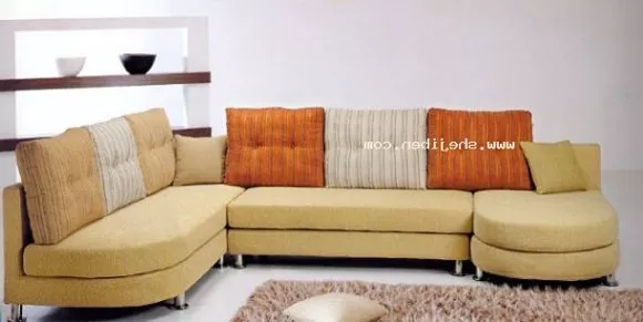 Sofa Three Seats Sectional Style 3d model