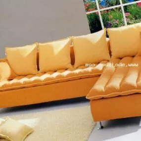 L Shaped Inflatable Sofa 3d model