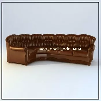 Sofa Leather 3d model Sofa Leather 3d model