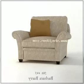 Casual Single Armchair 3d model