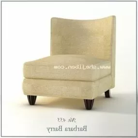 Restaurant Casual Single Chair 3d model