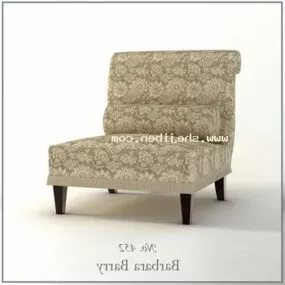 Single Sofa Chair Upholstery 3d model