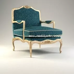 European Sofa Armchair 3d model