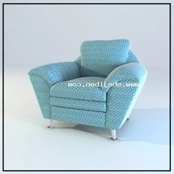 Curved Edge Sofa Tuliss With Pillows 3d model