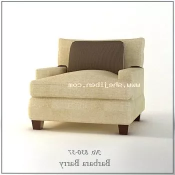 Simple Low Sofa Bench 3d model