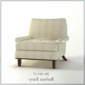 Sofa Armchair Beige Color 3d model