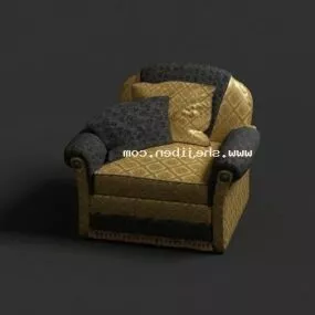 Sofa Armchair Upholstered 3d model