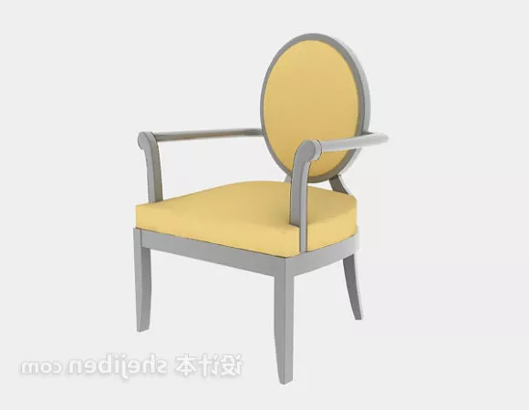 Armchair Leaf Shape 3d model