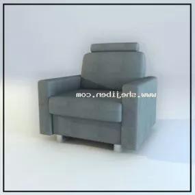 Modern Casual Single Armchair 3d model