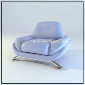 Single Sofa Armchair Modern Style 3d model