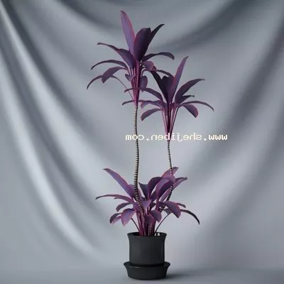 Single Autumn Leave 3d model