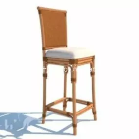 Bamboo Bar Chair 3d model