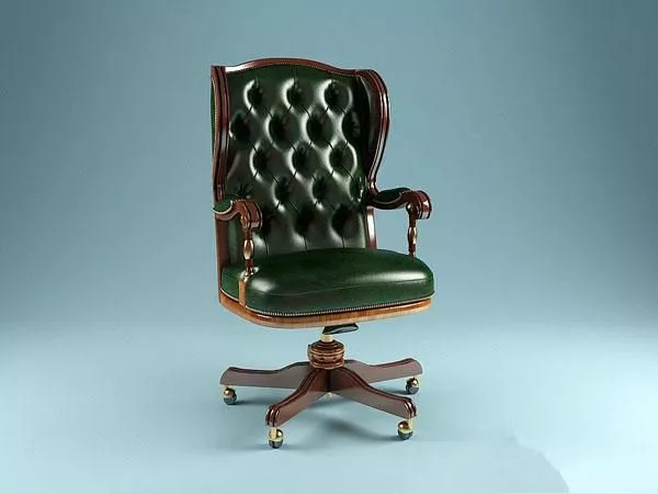 Bar Chair Red Plastic Seat 3d model