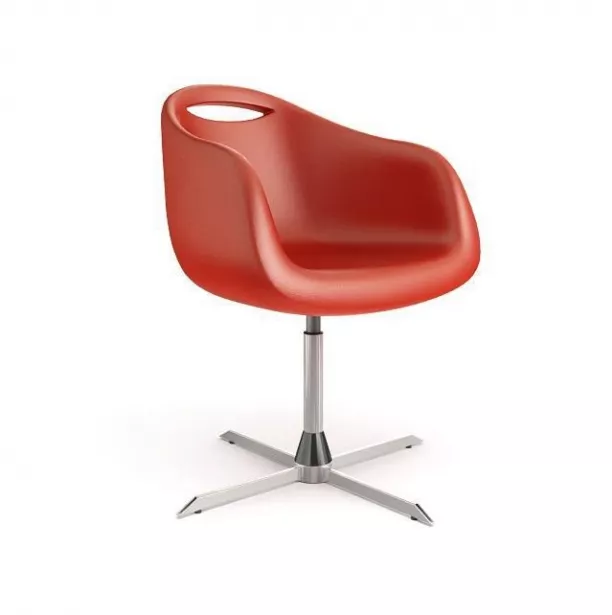 Chair With Cloth Cover 3d model
