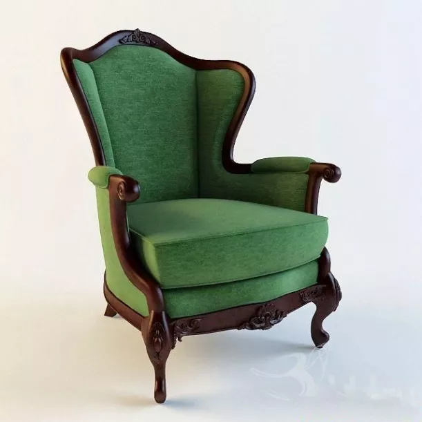Livingroom Armchair Collection 3d model
