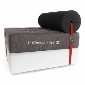 Single Sofa Minimalist Style 3d model