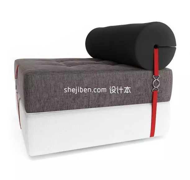 Sofa Monza Smooth Edge 3d model