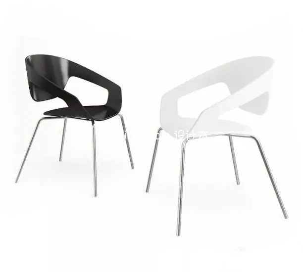 Bar Chair Modern Shape 3d model