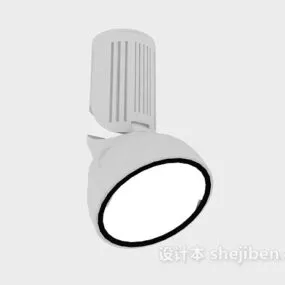 White Modern Downlight 3d model
