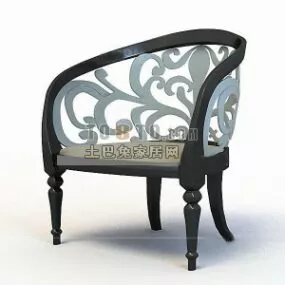 Chinese Armchair 3d model
