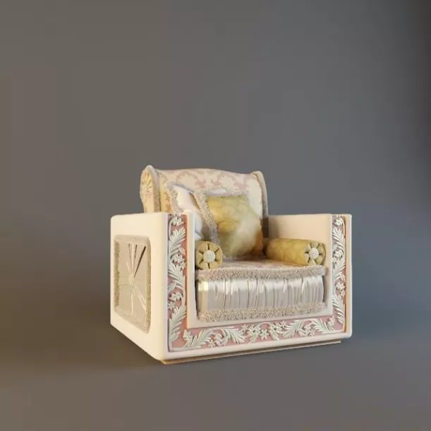 Leather Sofa Field Corner 3d model