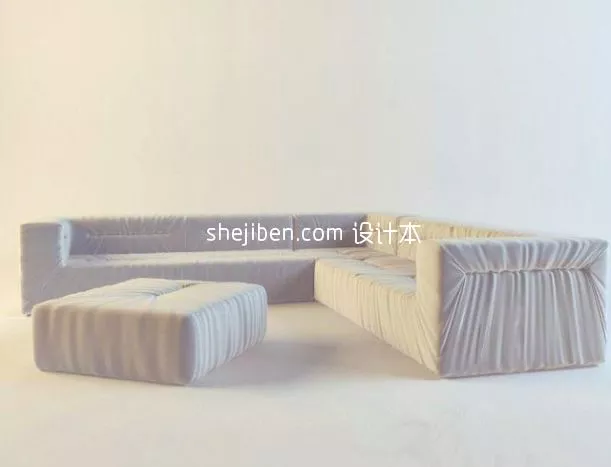Sofa Klerk Two Seats 3d model