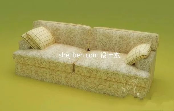 Upholstered Sofa Onega 3d model