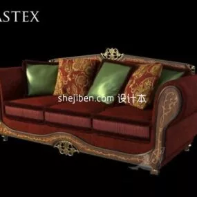 Classic Persian Sofa 3d model