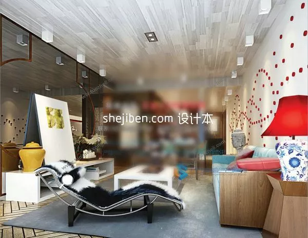 Villa Room 3d model