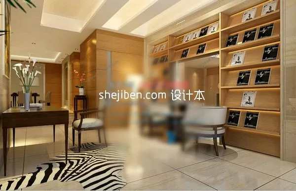 Side Cabinet Elegant Style 3d model