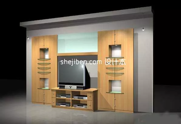 Chinese Ancient Cabinet Carved Style 3d model