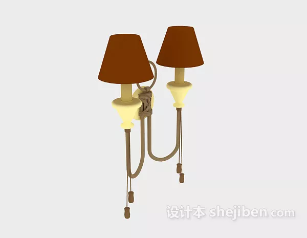 Luster Nuvole Flower Drop Shade 3d model