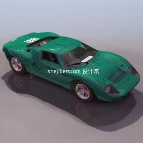 Vintage Sports Car 3d model