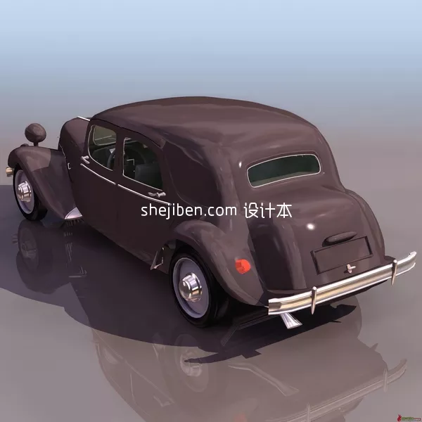 Antique Vw Beetle Car 3d model Antique Vw Beetle Car 3d model