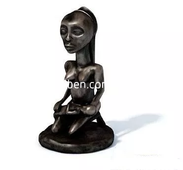 Anvil Steel Sculpture 3d model