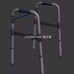 Hospital Walking Stick 3d model