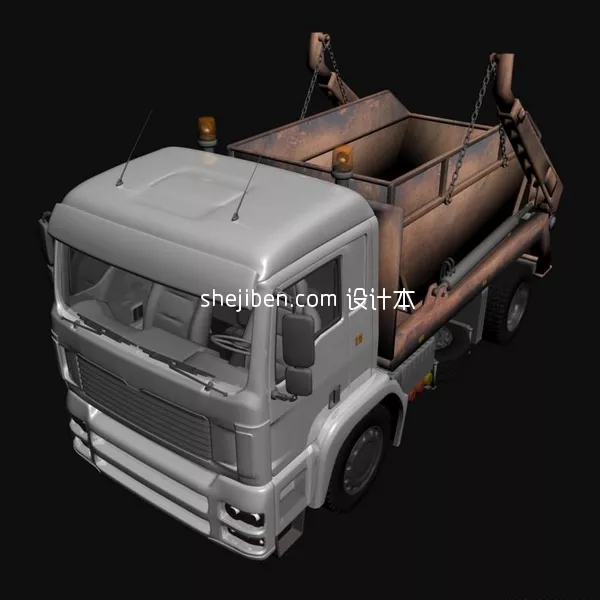 Engineering Truck 3d model Engineering Truck 3d model