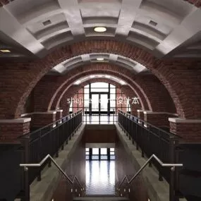 Underground Staircase 3d model