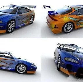 Racing Car Pack 3d model