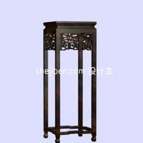 Chinese Classic Rack 3d model