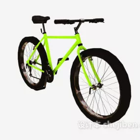 Bike Green Painted 3d model