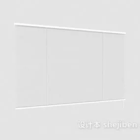 Roller Blind White 3d model
